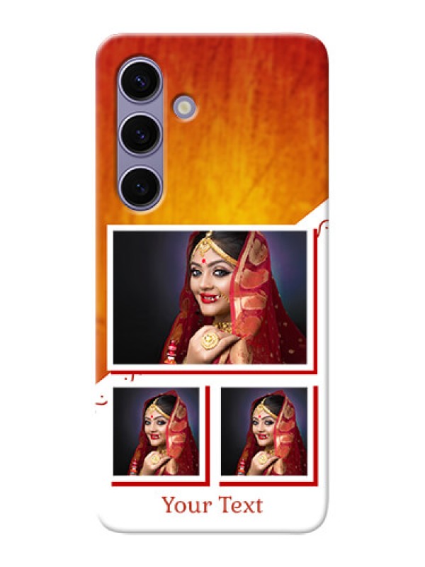 Custom Galaxy S24 5G Personalised Phone Cases: Wedding Memories Design