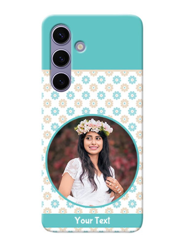 Custom Galaxy S24 5G Custom Mobile Back Covers: Beautiful Flowers Design