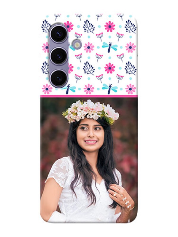 Custom Galaxy S24 5G Mobile Covers: Colorful Flower Design