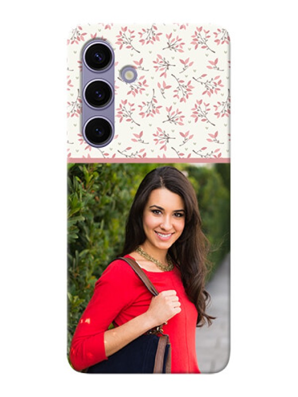 Custom Galaxy S24 5G Back Covers: Premium Floral Design