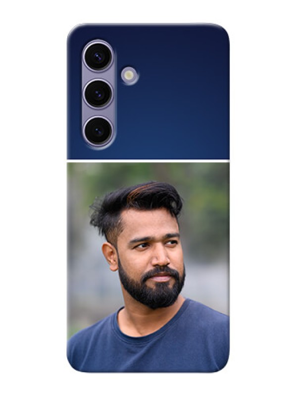 Custom Galaxy S24 5G Mobile Cases: Simple Royal Blue Design