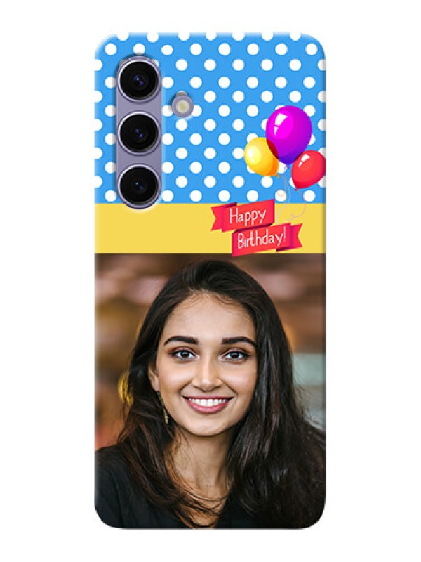 Custom Galaxy S24 5G custom mobile back covers: Happy Birthday Design