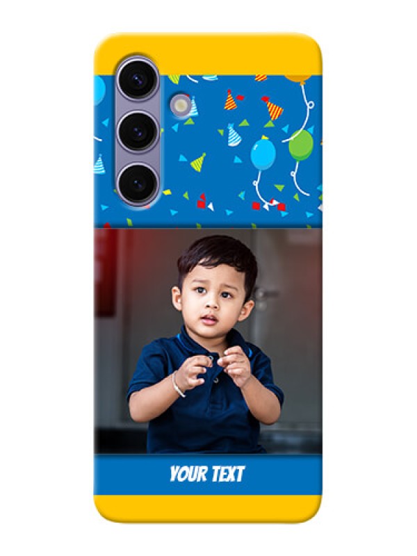 Custom Galaxy S24 5G Mobile Back Covers Online: Birthday Wishes Design