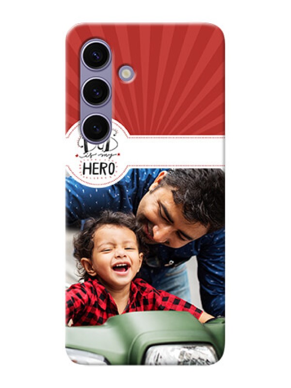 Custom Galaxy S24 5G custom mobile phone cases: My Dad Hero Design