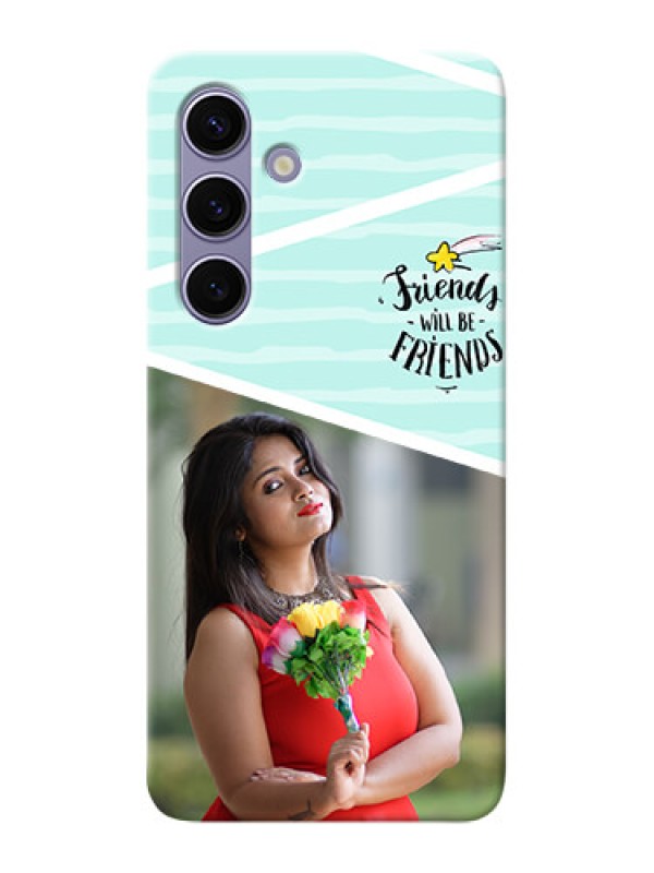 Custom Galaxy S24 5G Mobile Back Covers: Friends Picture Icon Design