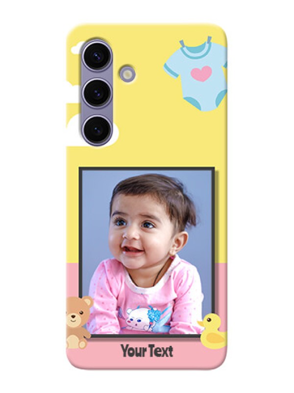 Custom Galaxy S24 5G Back Covers: Kids 2 Color Design