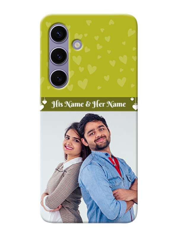 Custom Galaxy S24 5G custom mobile covers: You & Me Heart Design