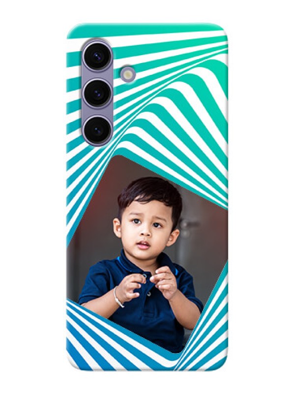 Custom Galaxy S24 5G Personalised Mobile Covers: Abstract Spiral Design