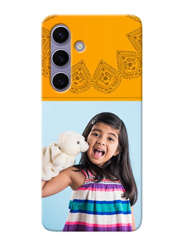 Custom Galaxy S24 5G custom mobile back covers: Photo Wedding Design