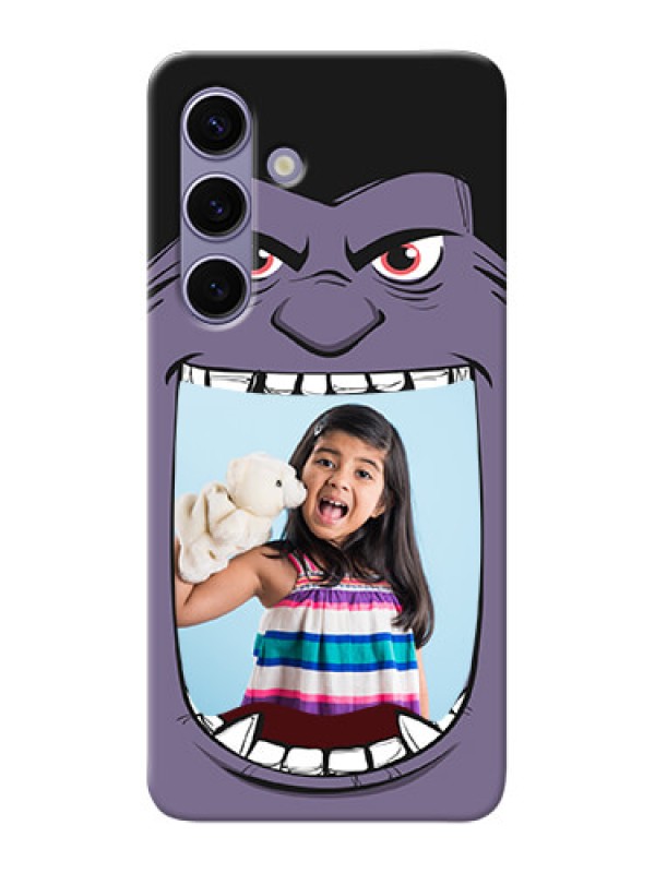 Custom Galaxy S24 5G Personalised Phone Covers: Angry Monster Design