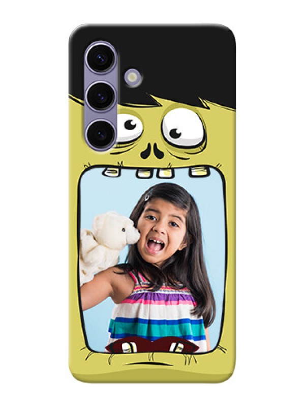 Custom Galaxy S24 5G Mobile Covers: Cartoon monster back case Design