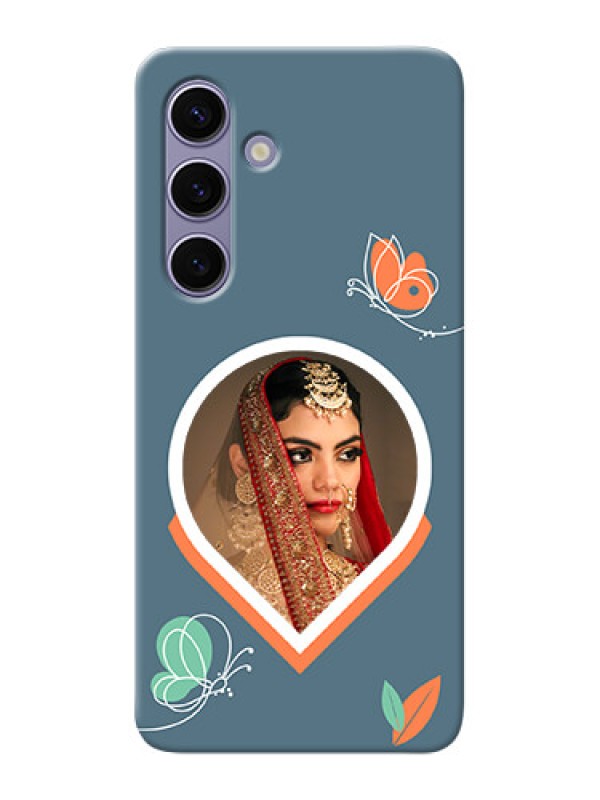 Custom Galaxy S24 5G Custom Mobile Case with Droplet Butterflies Design