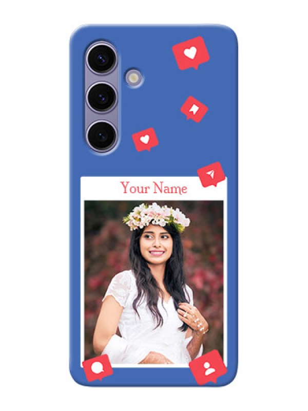 Custom Galaxy S24 5G Custom Phone Case with Like Share And Comment Design