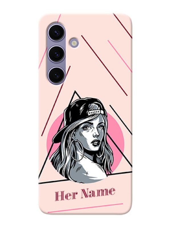 Custom Galaxy S24 5G Personalized Phone Case with Rockstar Girl Design