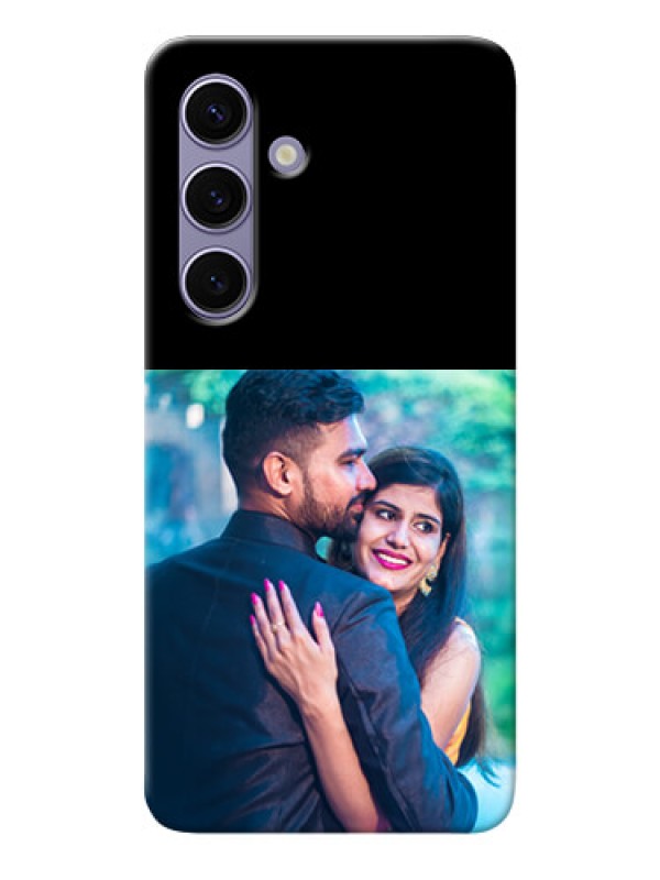 Custom Galaxy S24 5G Custom Hard Phone Case - Upload Full Picture With Custom Color Design