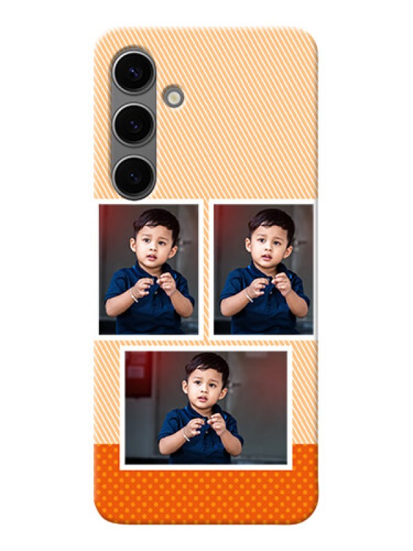 Custom Galaxy S24 Plus 5G Mobile Back Covers: Bulk Photos Upload Design
