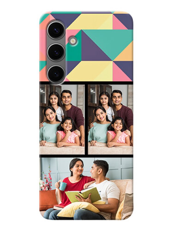 Custom Galaxy S24 Plus 5G personalised phone covers: Bulk Pic Upload Design