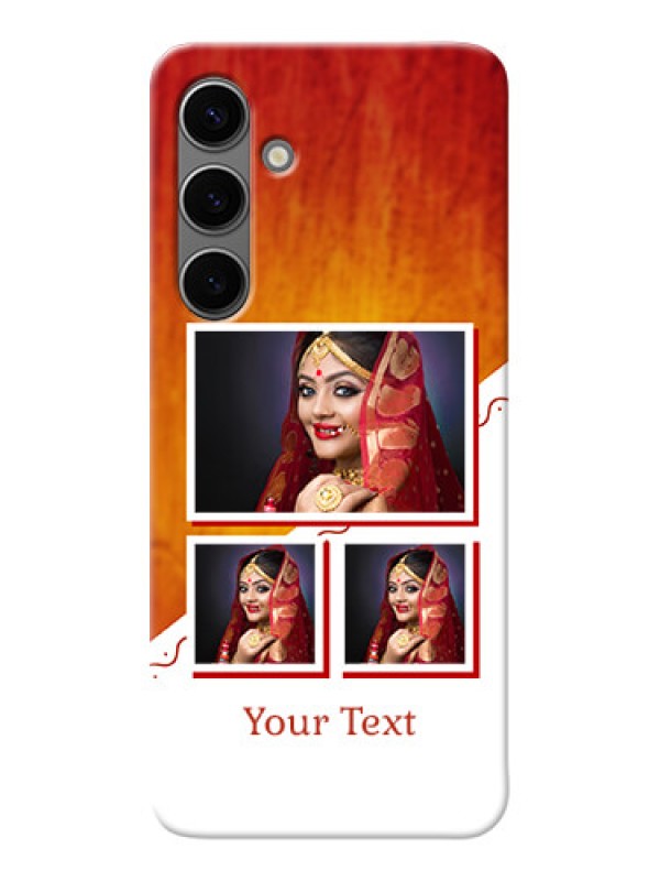 Custom Galaxy S24 Plus 5G Personalised Phone Cases: Wedding Memories Design