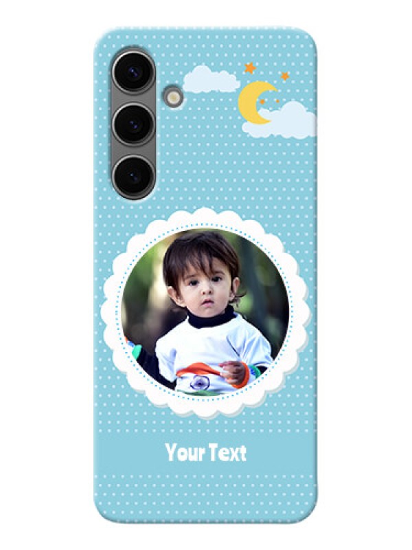 Custom Galaxy S24 Plus 5G mobile cases online: violet Pattern Design