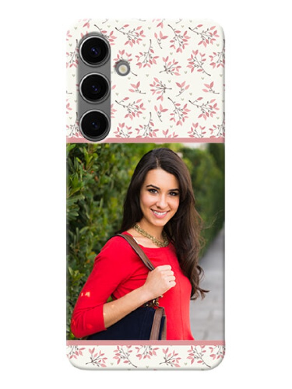 Custom Galaxy S24 Plus 5G Back Covers: Premium Floral Design