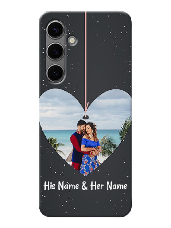 Custom Galaxy S24 Plus 5G custom phone cases: Hanging Heart Design