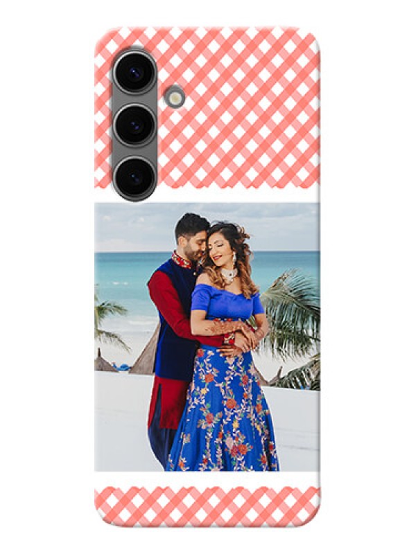 Custom Galaxy S24 Plus 5G custom mobile cases: Pink Pattern Design