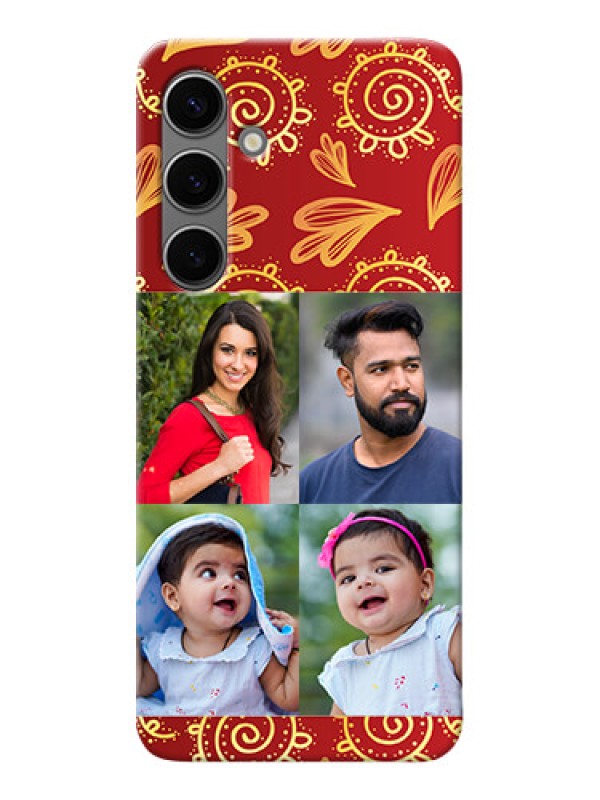 Custom Galaxy S24 Plus 5G Mobile Phone Cases: 4 Image Traditional Design