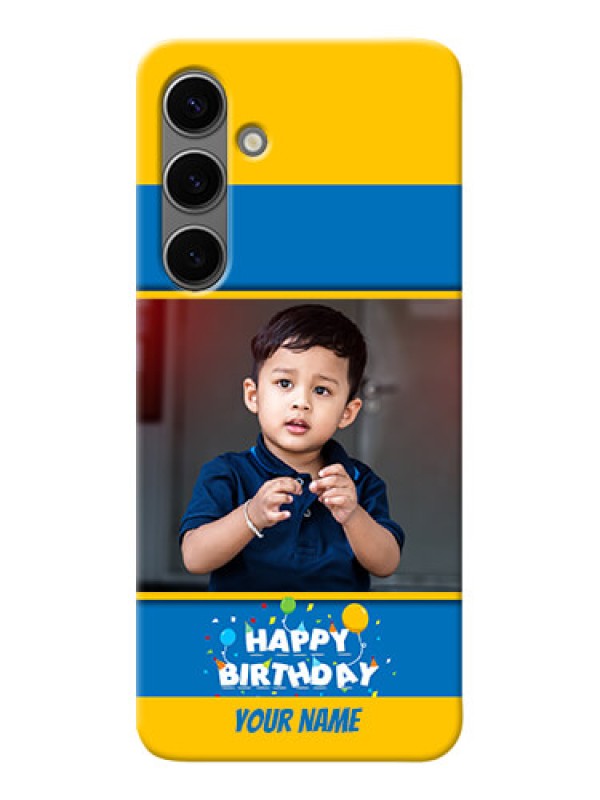 Custom Galaxy S24 Plus 5G Mobile Back Covers Online: Birthday Wishes Design