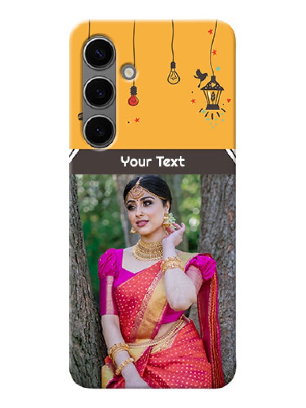 Custom Galaxy S24 Plus 5G custom back covers with Family Picture and Icons