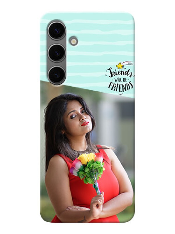 Custom Galaxy S24 Plus 5G Mobile Back Covers: Friends Picture Icon Design