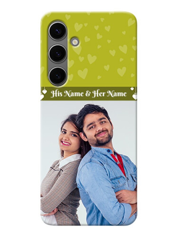 Custom Galaxy S24 Plus 5G custom mobile covers: You & Me Heart Design