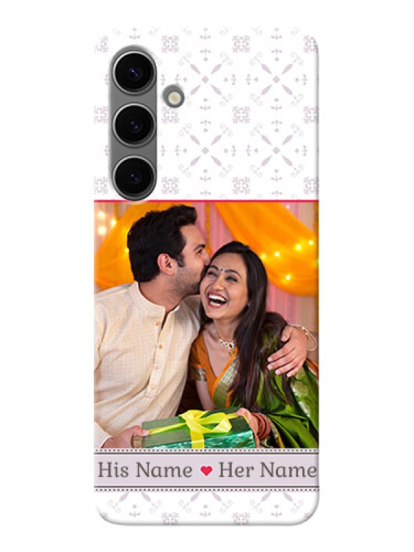 Custom Galaxy S24 Plus 5G Phone Cases with Photo and Ethnic Design