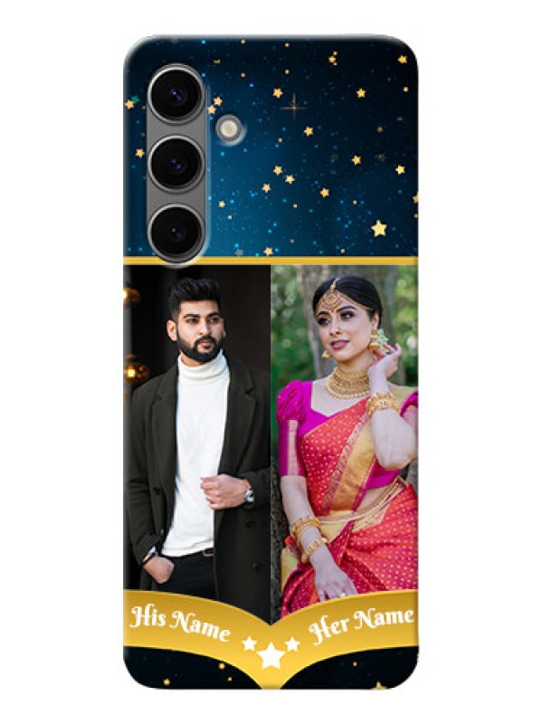 Custom Galaxy S24 Plus 5G Mobile Covers Online: Galaxy Stars Backdrop Design