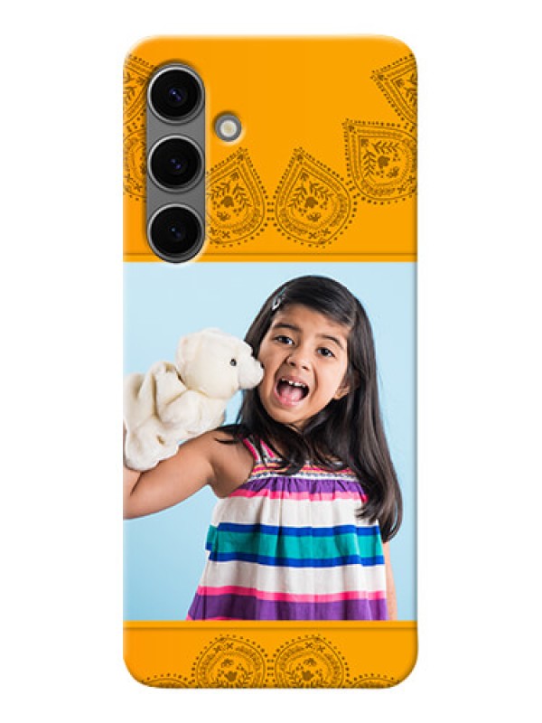 Custom Galaxy S24 Plus 5G custom mobile back covers: Photo Wedding Design