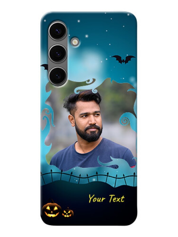 Custom Galaxy S24 Plus 5G Personalised Phone Cases: Halloween frame design