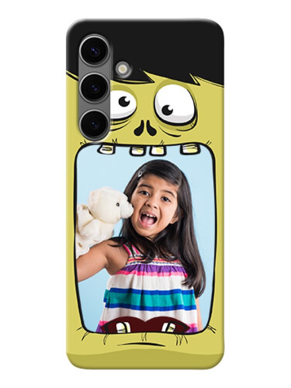 Custom Galaxy S24 Plus 5G Mobile Covers: Cartoon monster back case Design
