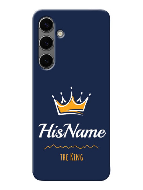 Custom Galaxy S24 Plus 5G King Phone Case with Name