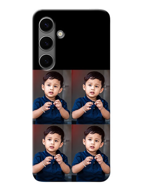 Custom Galaxy S24 Plus 5G 4 Image Holder on Mobile Cover