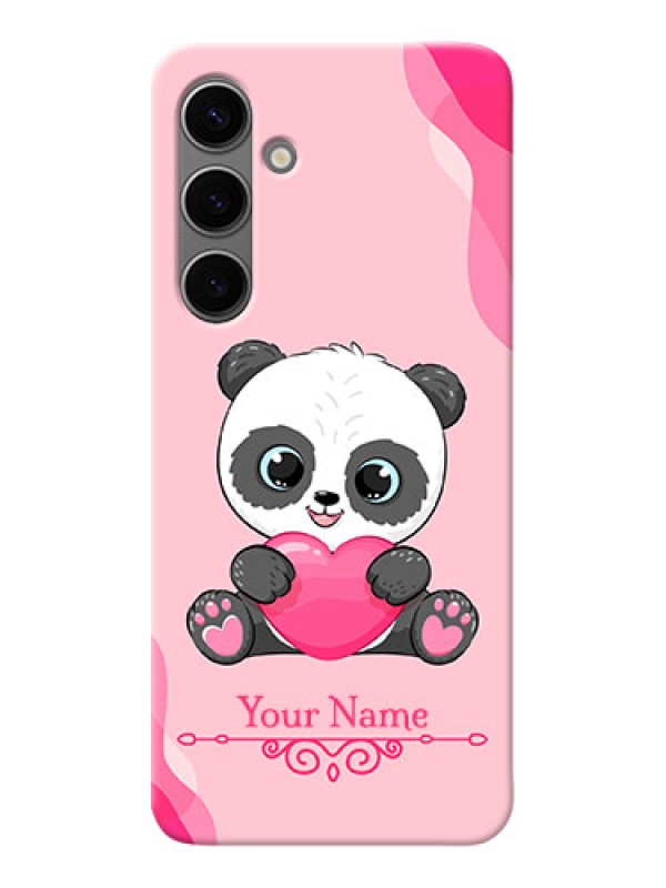Custom Galaxy S24 Plus 5G Custom Mobile Case with Cute Panda Design
