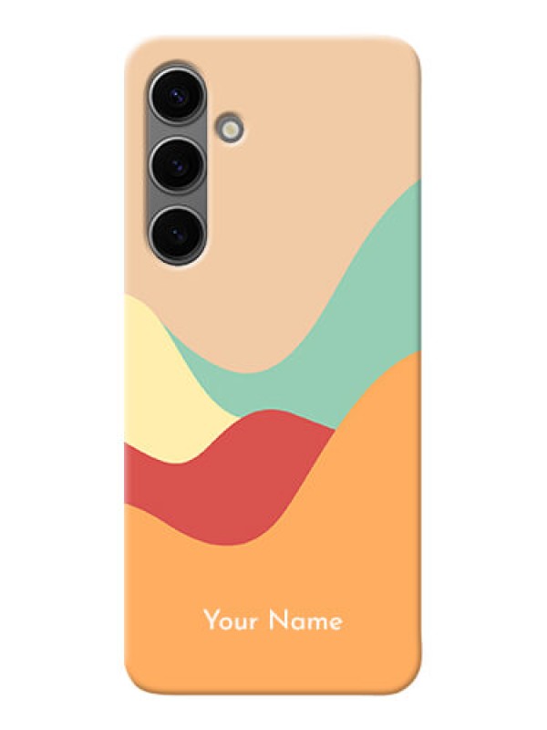 Custom Galaxy S24 Plus 5G Personalized Phone Case with Ocean Waves Multiwithcolour Design