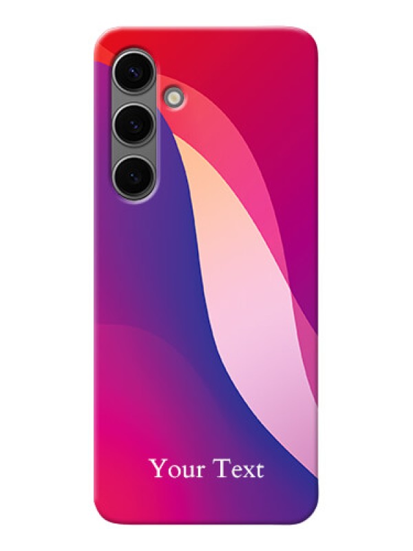 Custom Galaxy S24 Plus 5G Personalized Phone Case with Digital abstract Overlap Design
