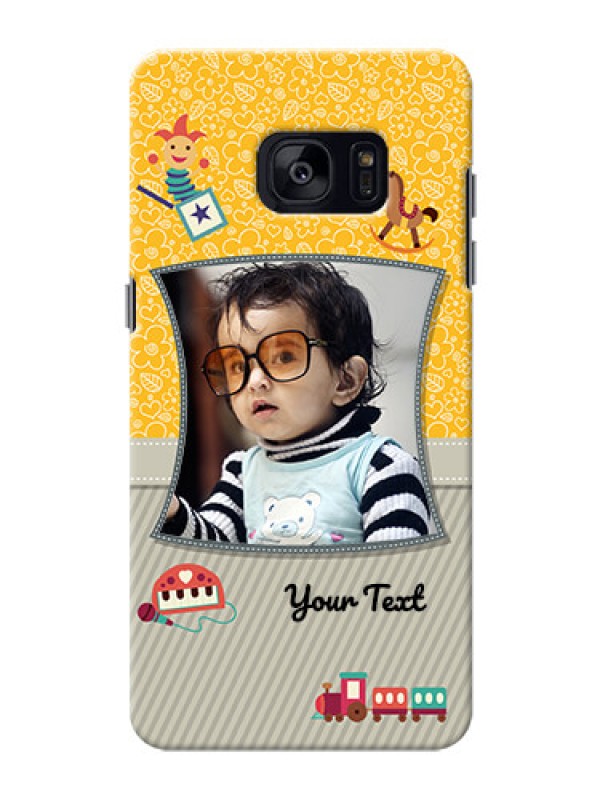 Custom Samsung Galaxy S7 Edge Baby Picture Upload Mobile Cover Design