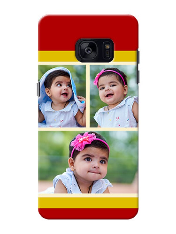 Custom Samsung Galaxy S7 Edge Multiple Picture Upload Mobile Cover Design