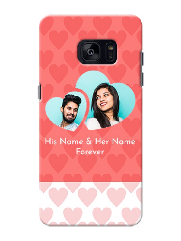 Custom Samsung Galaxy S7 Edge Couples Picture Upload Mobile Cover Design