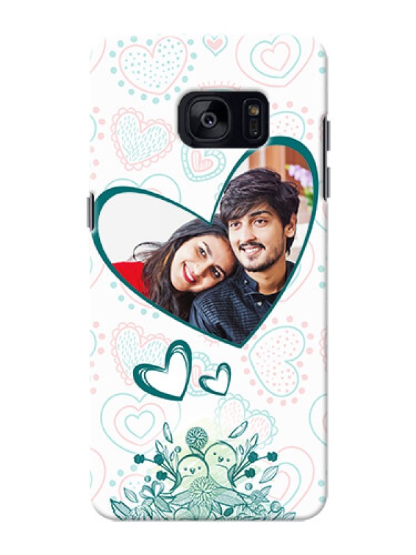 Custom Samsung Galaxy S7 Edge Couples Picture Upload Mobile Case Design