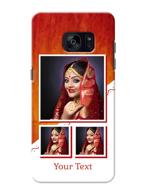 Custom Samsung Galaxy S7 Edge Wedding Memories Mobile Cover Design