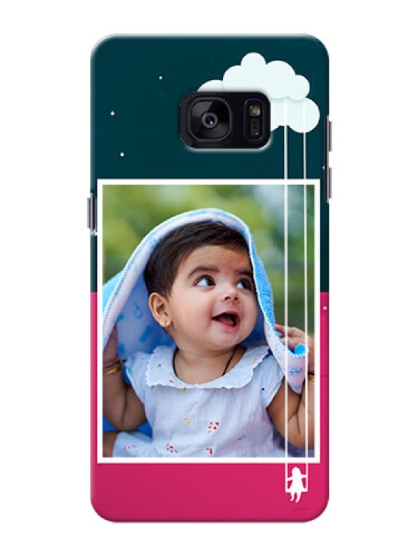 Custom Samsung Galaxy S7 Edge Cute Girl Abstract Mobile Case Design