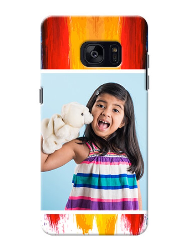 Custom Samsung Galaxy S7 Edge Colourful Mobile Cover Design