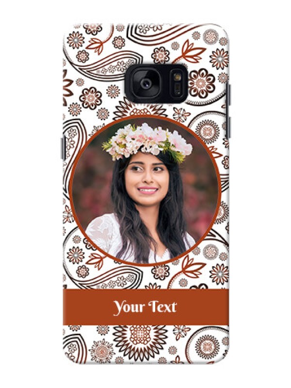 Custom Samsung Galaxy S7 Edge Floral Abstract Mobile Case Design
