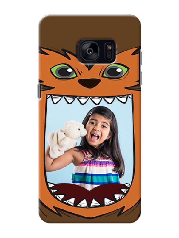Custom Samsung Galaxy S7 Edge owl monster backcase Design